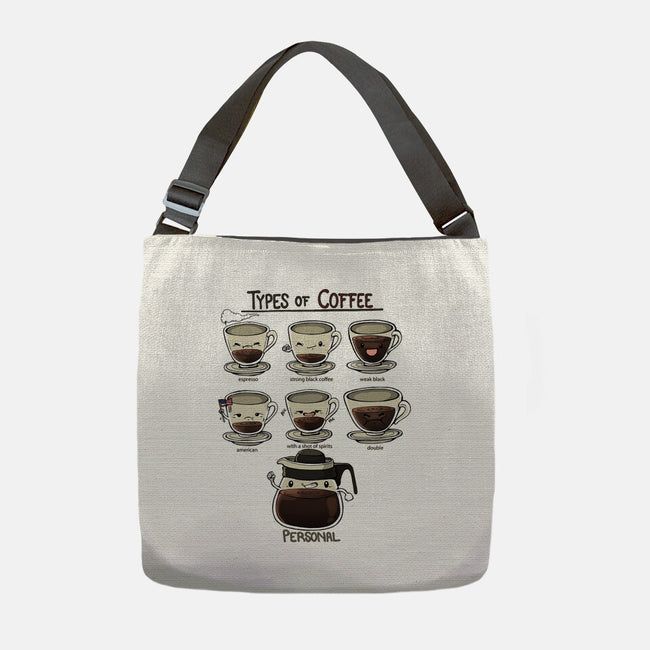 Type Of Coffee-None-Adjustable Tote-Bag-Vallina84