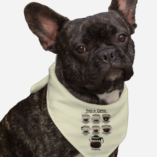 Type Of Coffee-Dog-Bandana-Pet Collar-Vallina84