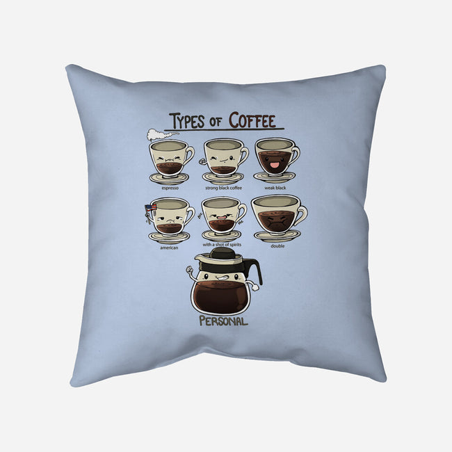 Type Of Coffee-None-Removable Cover-Throw Pillow-Vallina84