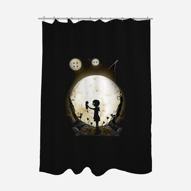 Button Night-None-Polyester-Shower Curtain-Vallina84