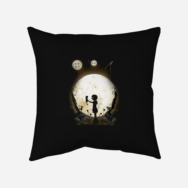 Button Night-None-Removable Cover w Insert-Throw Pillow-Vallina84