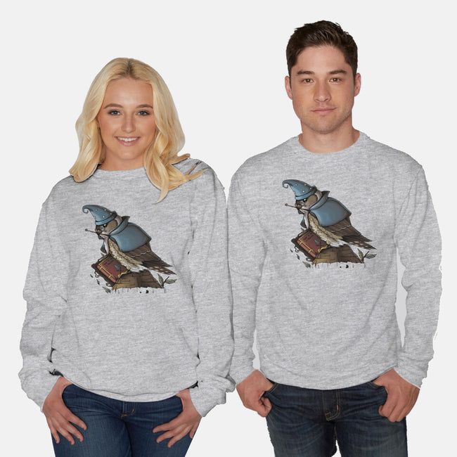 Merlin Bird-Unisex-Crew Neck-Sweatshirt-Vallina84