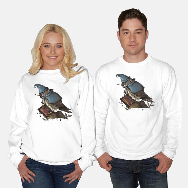 Merlin Bird-Unisex-Crew Neck-Sweatshirt-Vallina84