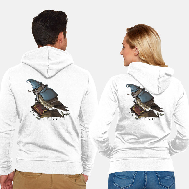 Merlin Bird-Unisex-Zip-Up-Sweatshirt-Vallina84