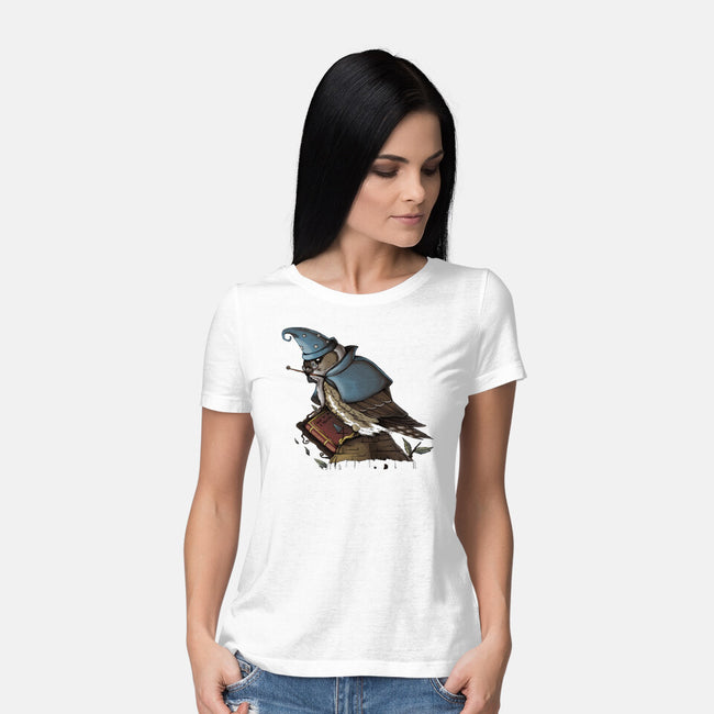 Merlin Bird-Womens-Basic-Tee-Vallina84