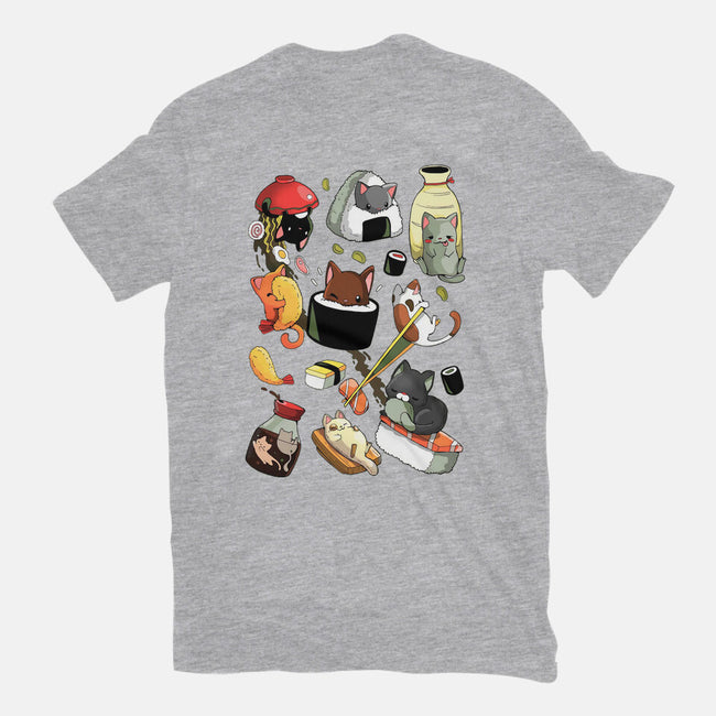 Sushi Kittens-Unisex-Basic-Tee-Vallina84