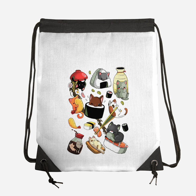 Sushi Kittens-None-Drawstring-Bag-Vallina84