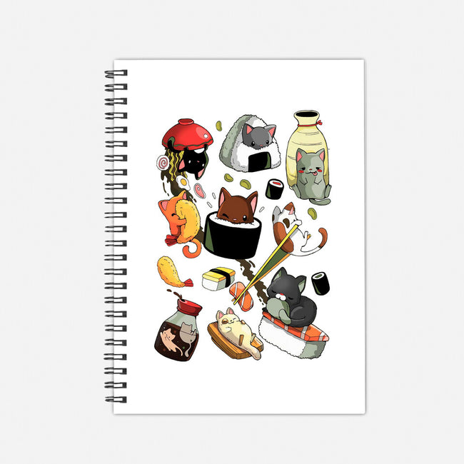 Sushi Kittens-None-Dot Grid-Notebook-Vallina84