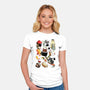 Sushi Kittens-Womens-Fitted-Tee-Vallina84
