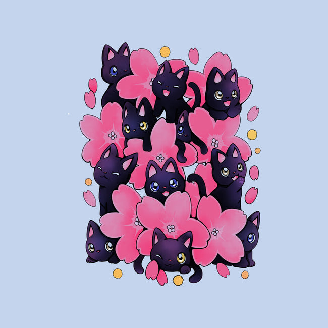 Sakura Cats-None-Glossy-Sticker-Vallina84