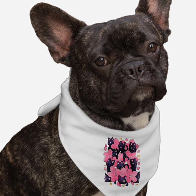 Sakura Cats-Dog-Bandana-Pet Collar-Vallina84