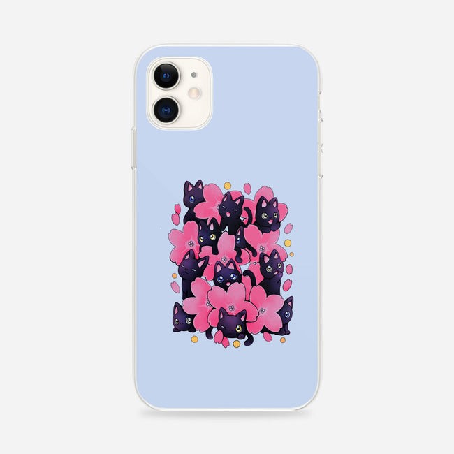 Sakura Cats-iPhone-Snap-Phone Case-Vallina84