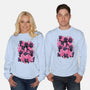 Sakura Cats-Unisex-Crew Neck-Sweatshirt-Vallina84