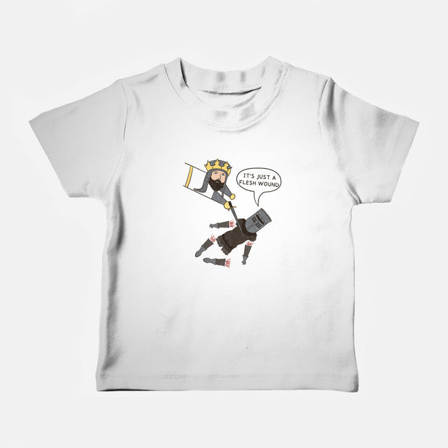Just A Flesh Wound-Baby-Basic-Tee-Claudia