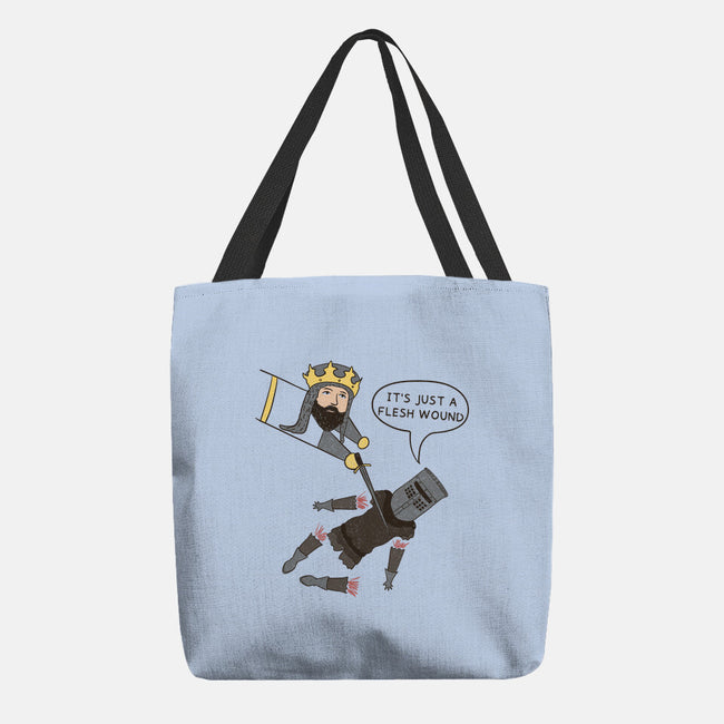 Just A Flesh Wound-None-Basic Tote-Bag-Claudia