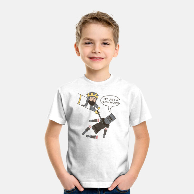 Just A Flesh Wound-Youth-Basic-Tee-Claudia