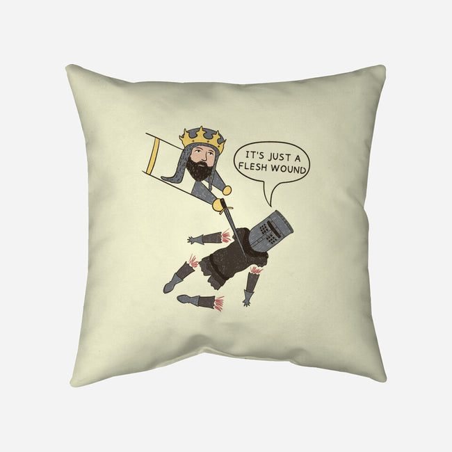 Just A Flesh Wound-None-Removable Cover w Insert-Throw Pillow-Claudia