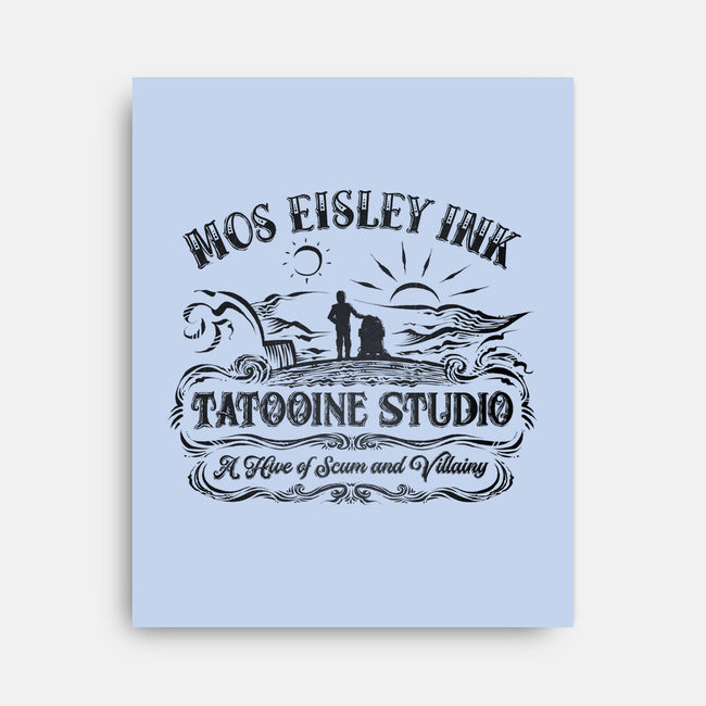 Mos Eisley Tatoo-ine Studio-None-Stretched-Canvas-kg07