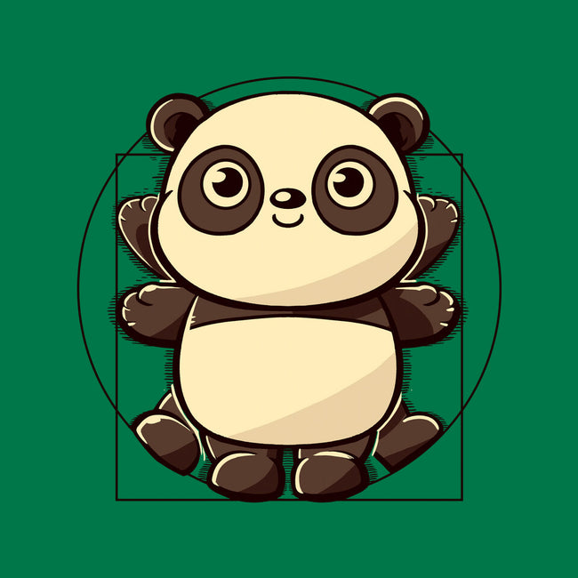 Vitruvian Panda-Unisex-Basic-Tee-koalastudio