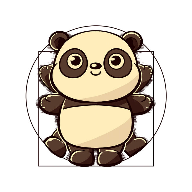 Vitruvian Panda-None-Indoor-Rug-koalastudio