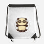 Vitruvian Panda-None-Drawstring-Bag-koalastudio