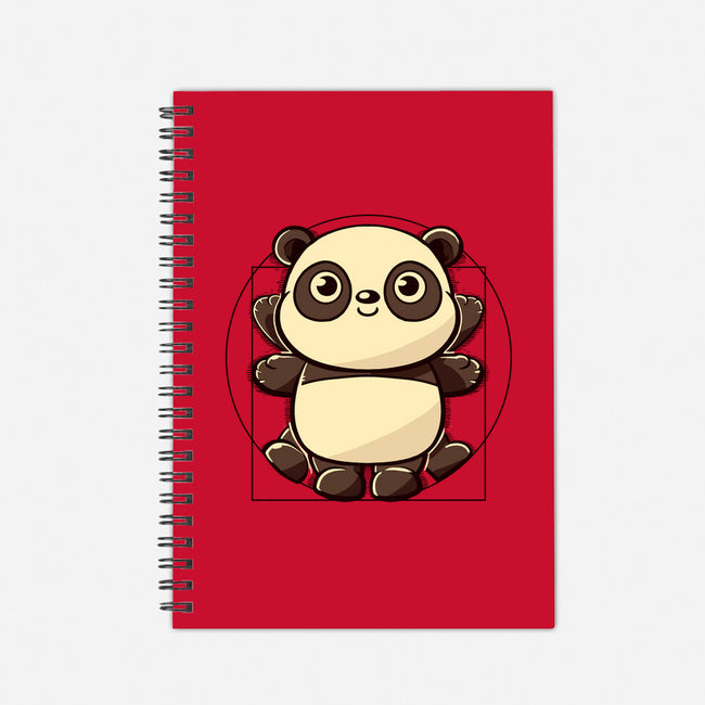 Vitruvian Panda-None-Dot Grid-Notebook-koalastudio