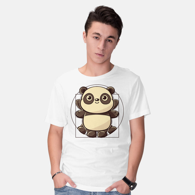 Vitruvian Panda-Mens-Basic-Tee-koalastudio