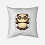 Vitruvian Panda-None-Removable Cover-Throw Pillow-koalastudio