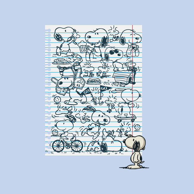 Doodle Beagle-None-Glossy-Sticker-Xentee