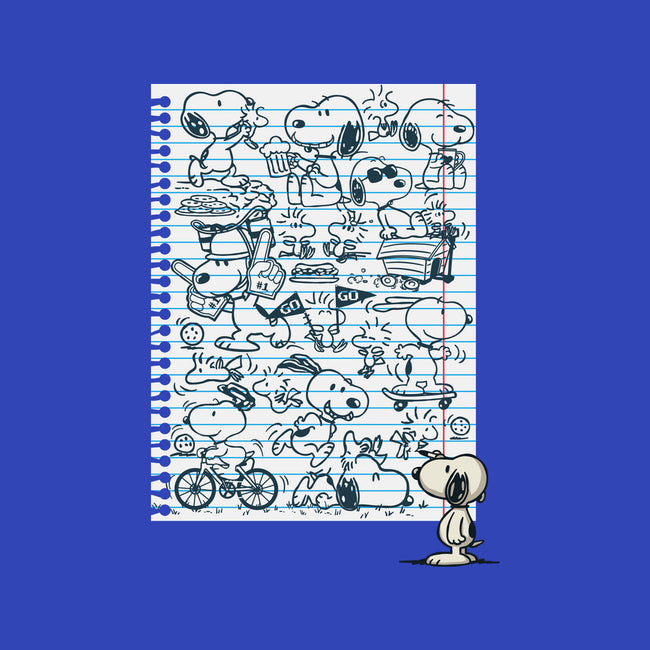 Doodle Beagle-None-Dot Grid-Notebook-Xentee