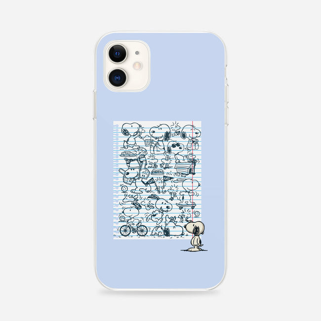 Doodle Beagle-iPhone-Snap-Phone Case-Xentee