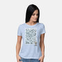 Doodle Beagle-Womens-Basic-Tee-Xentee