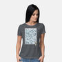 Doodle Beagle-Womens-Basic-Tee-Xentee