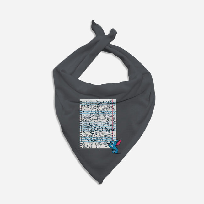 Doodle Alien-Cat-Bandana-Pet Collar-Xentee