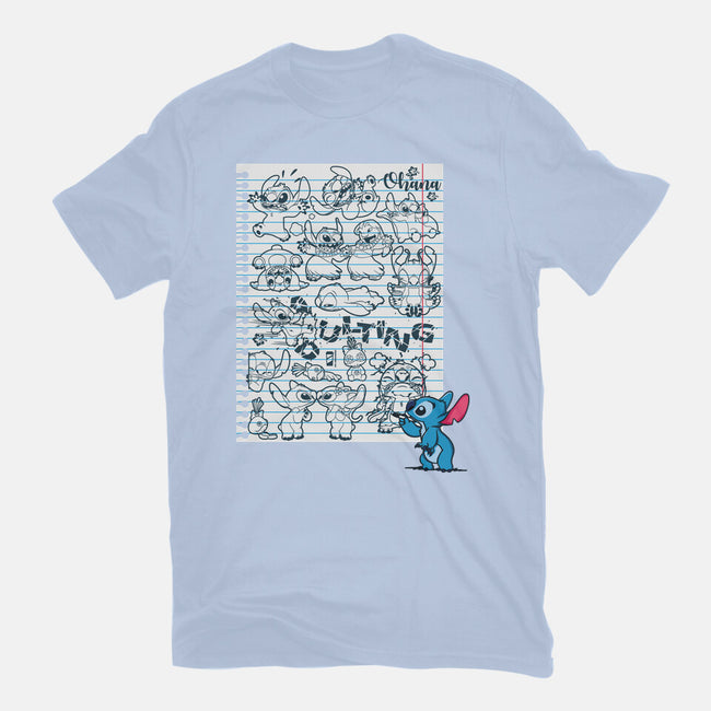 Doodle Alien-Womens-Basic-Tee-Xentee