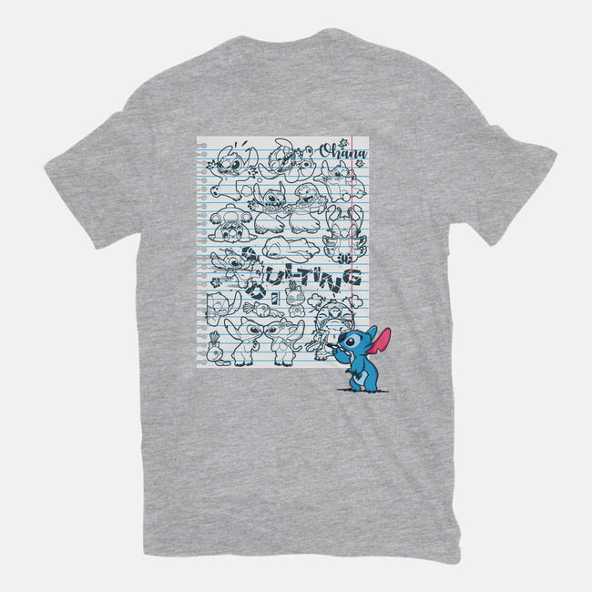 Doodle Alien-Womens-Basic-Tee-Xentee