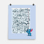 Doodle Alien-None-Matte-Poster-Xentee