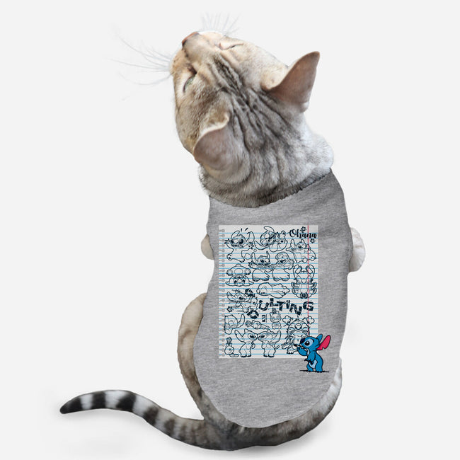 Doodle Alien-Cat-Basic-Pet Tank-Xentee