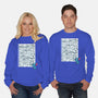 Doodle Alien-Unisex-Crew Neck-Sweatshirt-Xentee