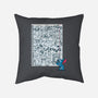 Doodle Alien-None-Removable Cover-Throw Pillow-Xentee