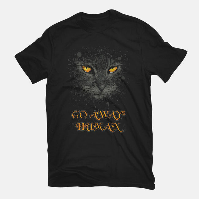 Go Away Human-Womens-Fitted-Tee-Tronyx79