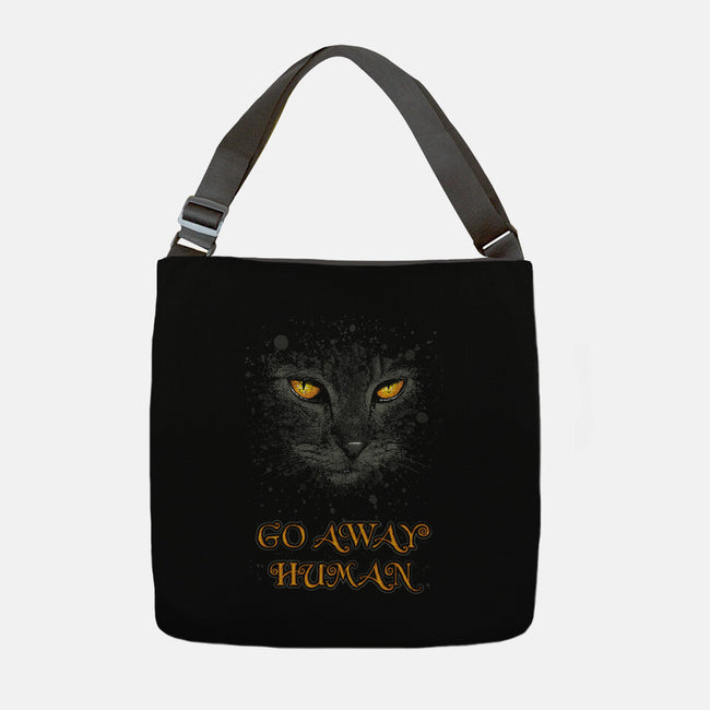 Go Away Human-None-Adjustable Tote-Bag-Tronyx79