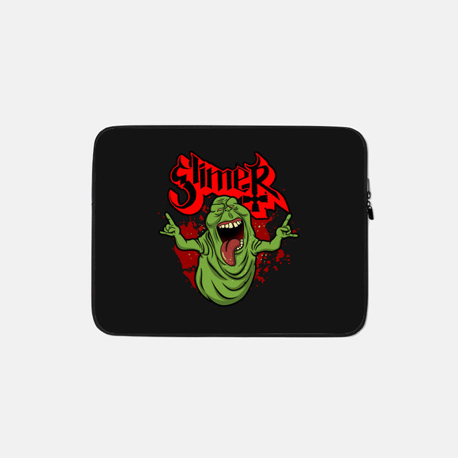 Slimy Ghost-None-Zippered-Laptop Sleeve-Boggs Nicolas