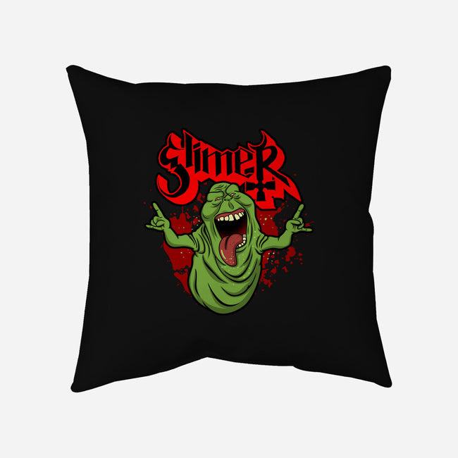 Slimy Ghost-None-Non-Removable Cover w Insert-Throw Pillow-Boggs Nicolas