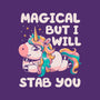 Magical But Will Stab You-Womens-Off Shoulder-Tee-koalastudio