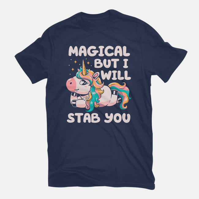 Magical But Will Stab You-Womens-Basic-Tee-koalastudio