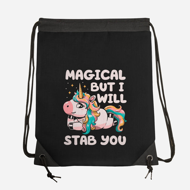 Magical But Will Stab You-None-Drawstring-Bag-koalastudio