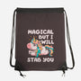 Magical But Will Stab You-None-Drawstring-Bag-koalastudio