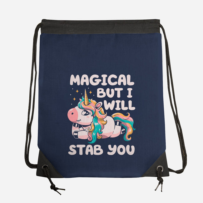 Magical But Will Stab You-None-Drawstring-Bag-koalastudio