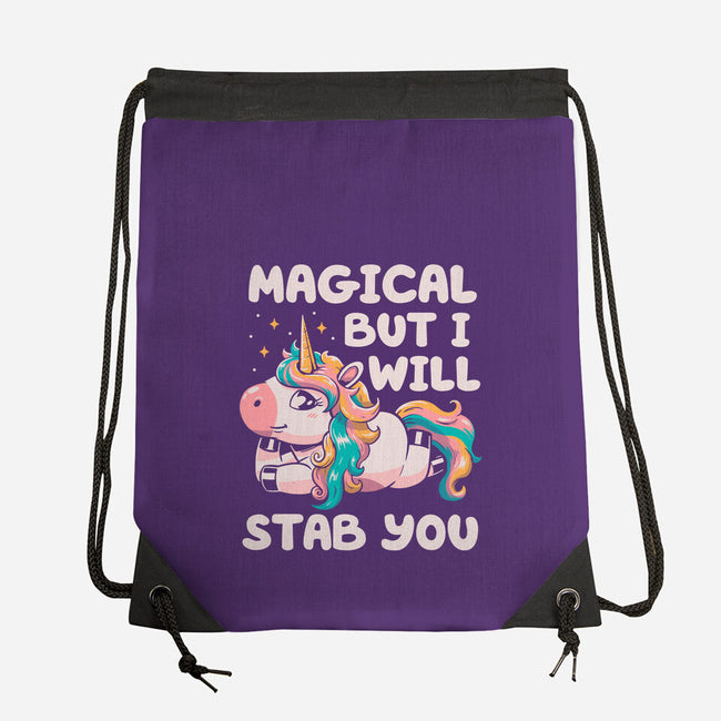 Magical But Will Stab You-None-Drawstring-Bag-koalastudio